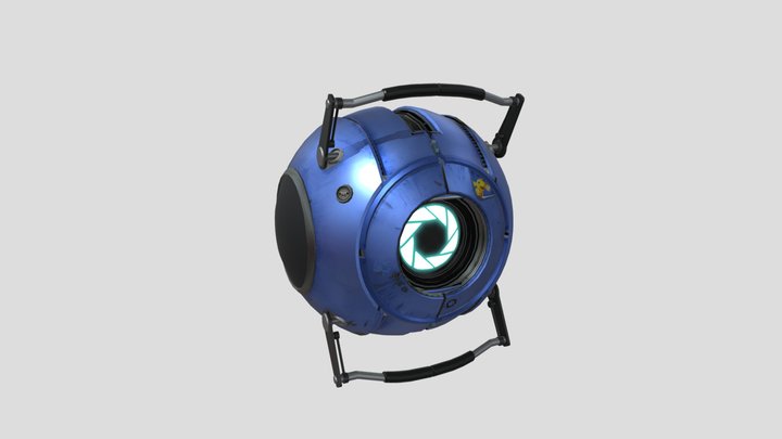Custom Portal 2 Core 3D Model