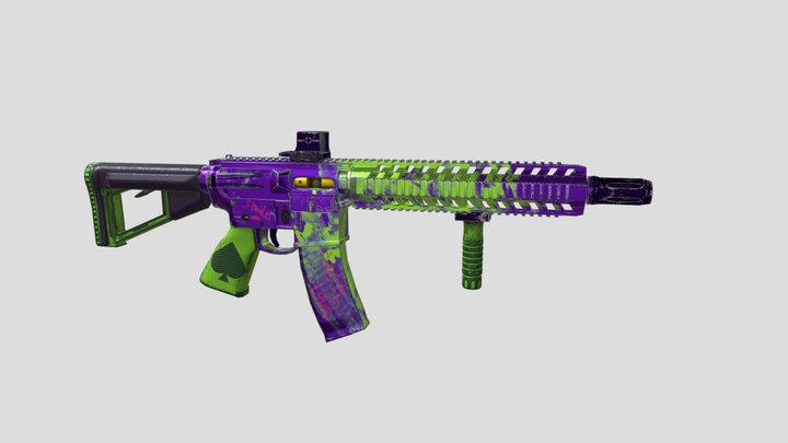AR 15 Joker 3D Model