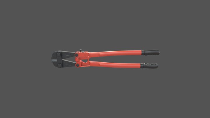 Bolt Cutters 3D Model