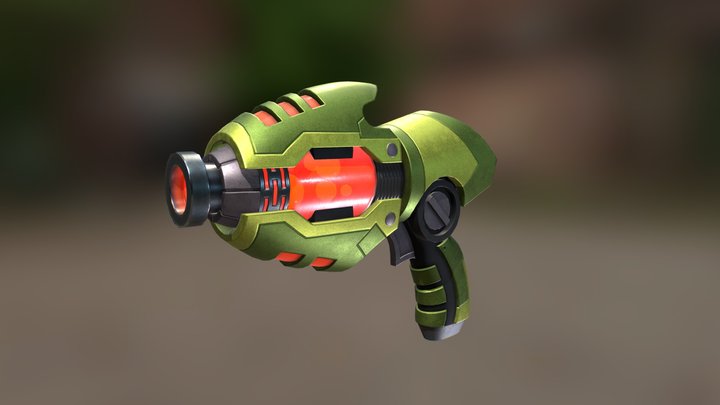 Space gun 3D Model