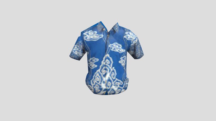 BAJU MOTIF MEGA MENDUNG 3D Model