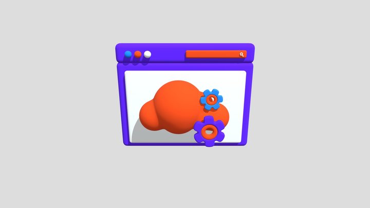 Design and Development 3d Illustration  Icon 3D Model