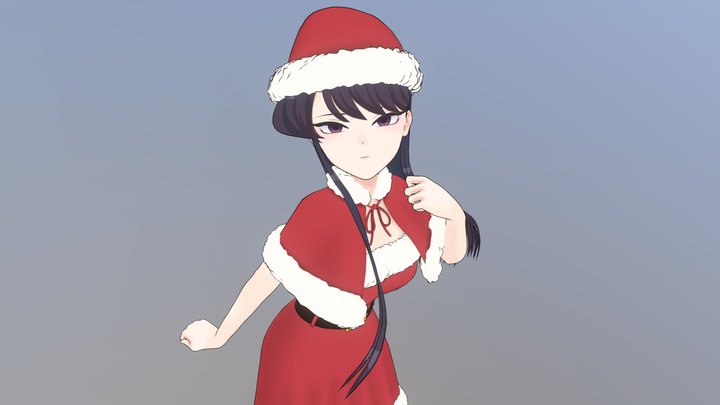 Christmas Costume 【Komi Shouko】◆ こみ しょうこのクリスマス衣装 3D Model