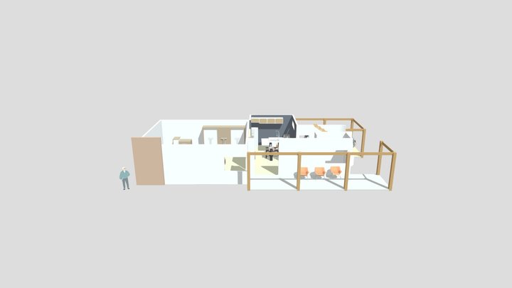 Departamento rustico 3D Model