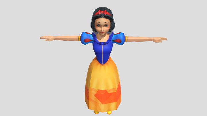 Snow White (Kingdom Hearts) 3D Model