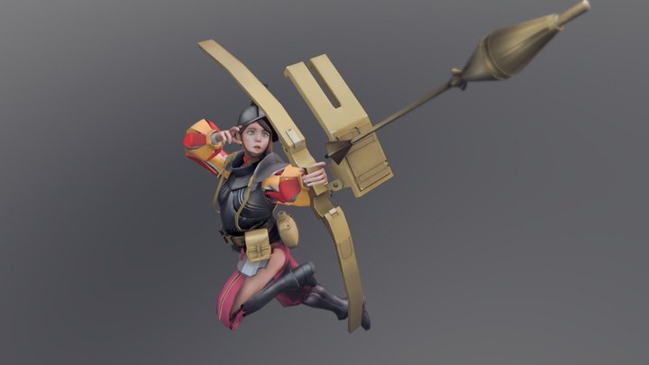 Grenade Archer 3D Model