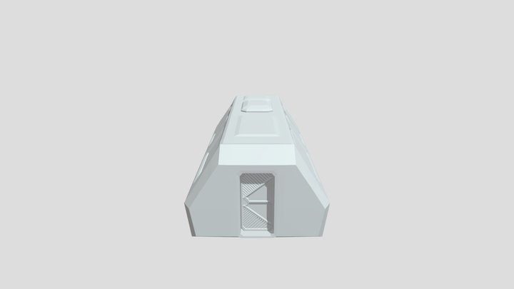 Hi-Tech Spaceship Interior 3D Model