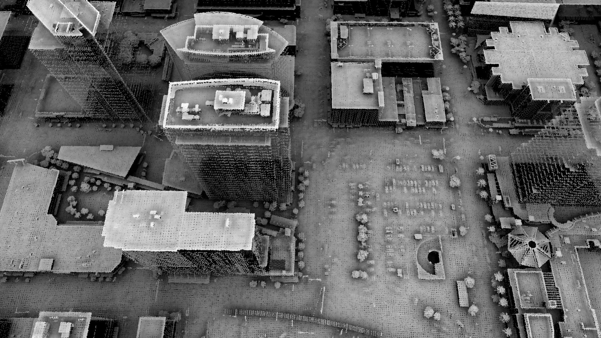 USGS LiDAR point cloud of downtown Phoenix AZ