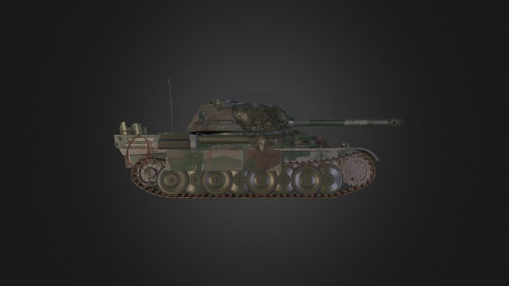 WW2 Tank 3D Model