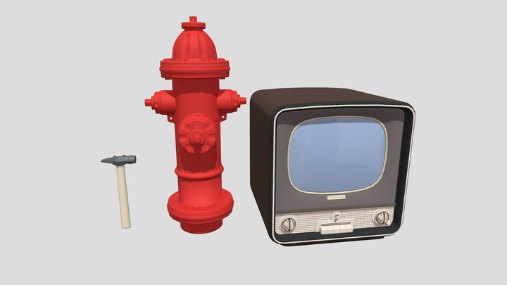 High Poly 2 3D Model
