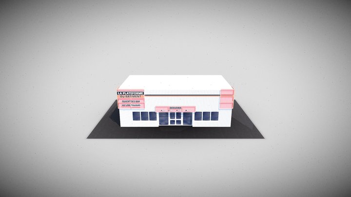 La PLATEFORME du BATIMENT 3D Model