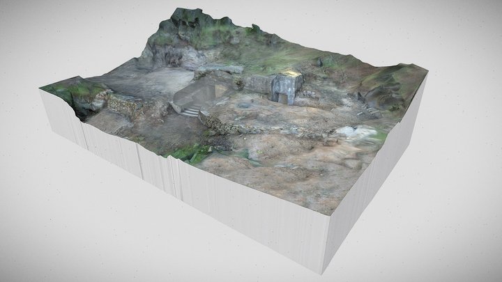 La Vall d'Uixó - Fortí de Baix de La Cova 3D Model