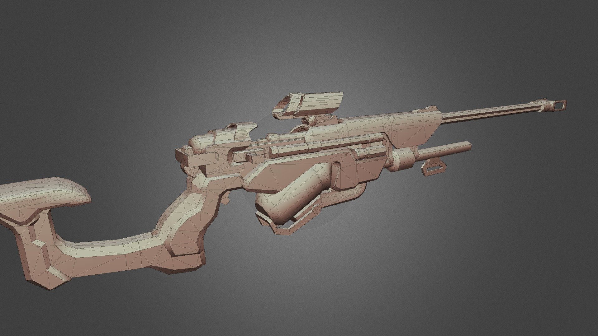 Ana Biotic Rifle WIP 2 - 3D model by A018153G [e45487d] - Sketchfab