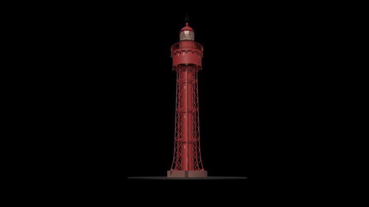 Ristna Lighthouse - originated from G. Eiffel 3D Model