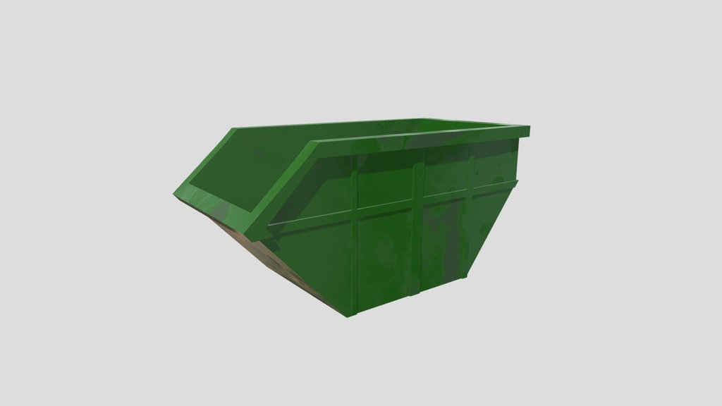 Rusty Garbage Skip