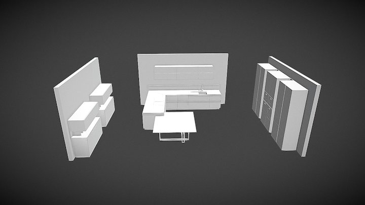 composizione 5 | lounge 3D Model