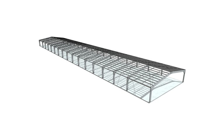 20m x 100m Feedpad Concept 3D Model