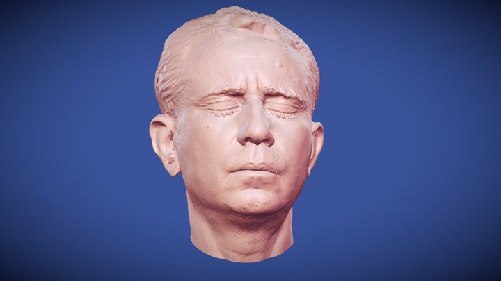 Human Head - 3D Body Scan - HD Mode - i3Dprint 3D Model