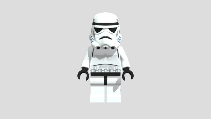 Lego Stormtrooper 3D Model