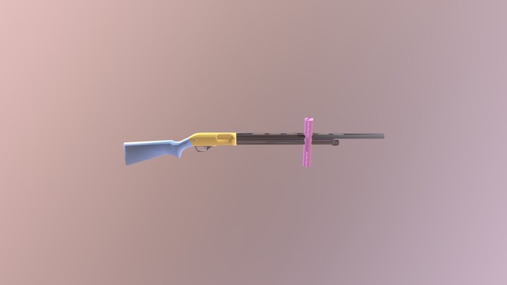 escopeta 3D Model