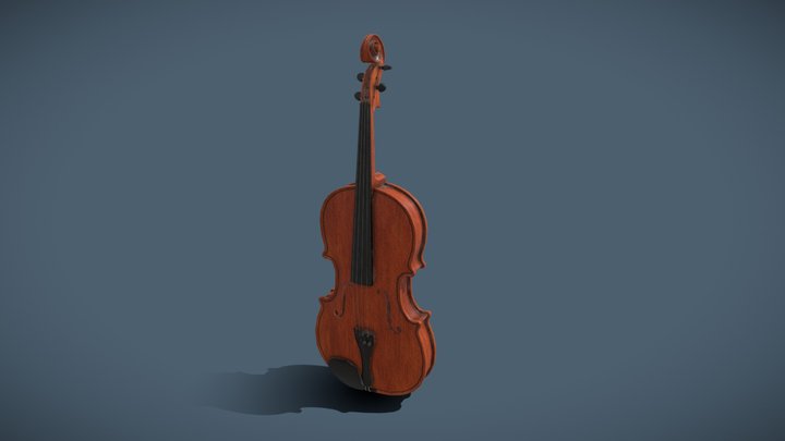 Violin 3D Model