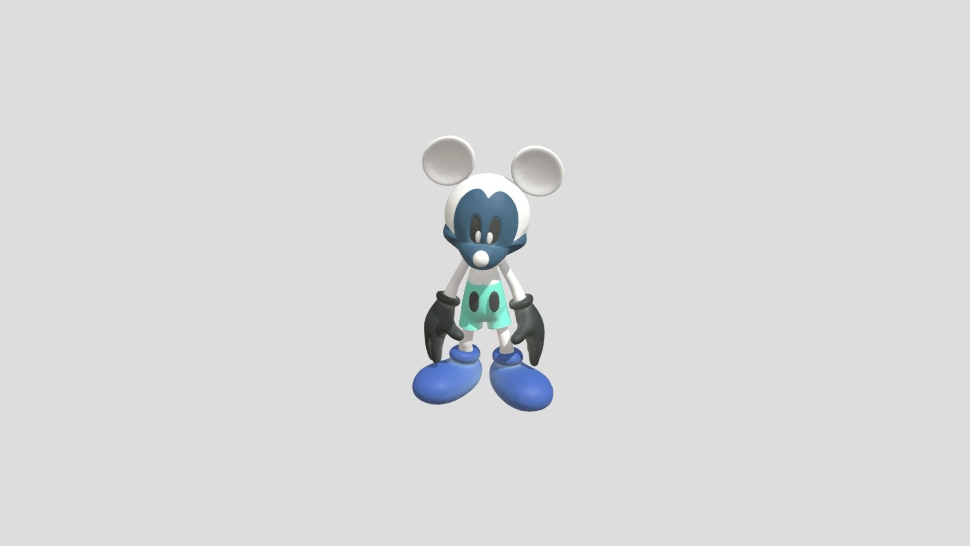 Photo Negative Mickey - Download Free 3D model by Nacho1012 [e45a464 ...