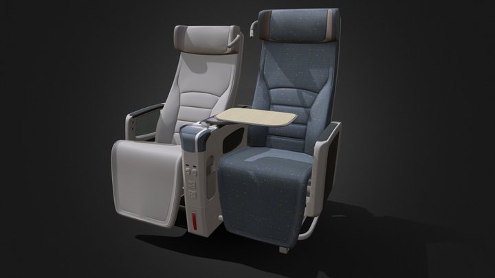 AR Seat plane Z5 3D Model