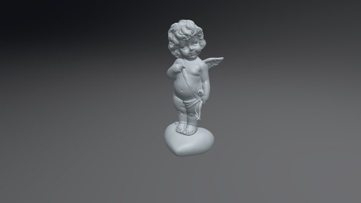 Statuetka Angela Kupidona -3 3D Model