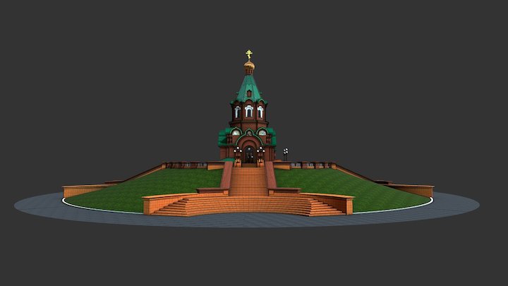 The Church Of St. Nicholas 3D Model