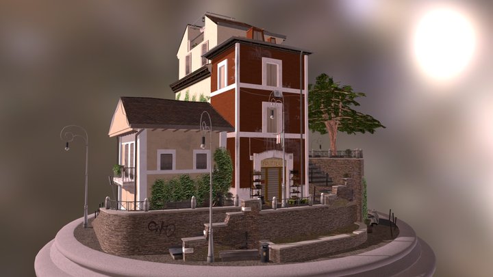 Cityscene Rome | Exam Assignment DAE 3D Model