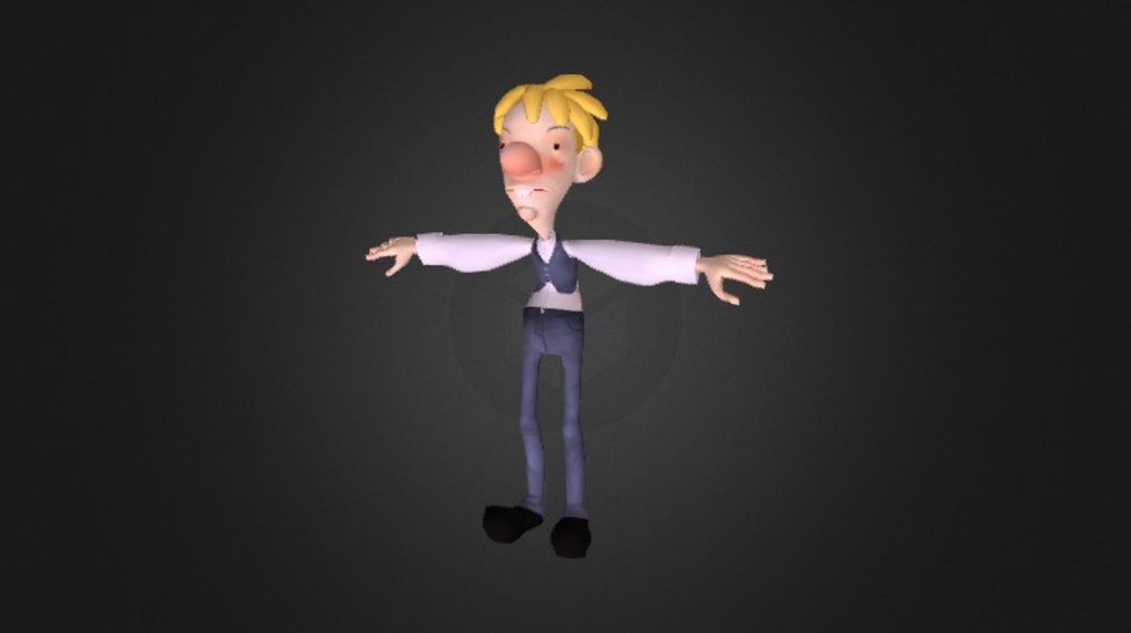 (Cartoon Character) Handsome Boy - 3D model by manhdepzai [e45c018 ...