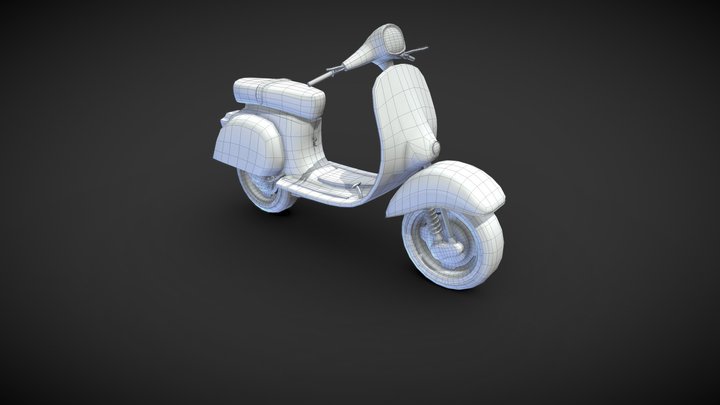 Vespa ET3 3D Model
