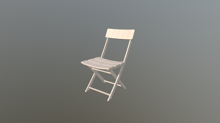 Exterior Chair 2p 3D Model
