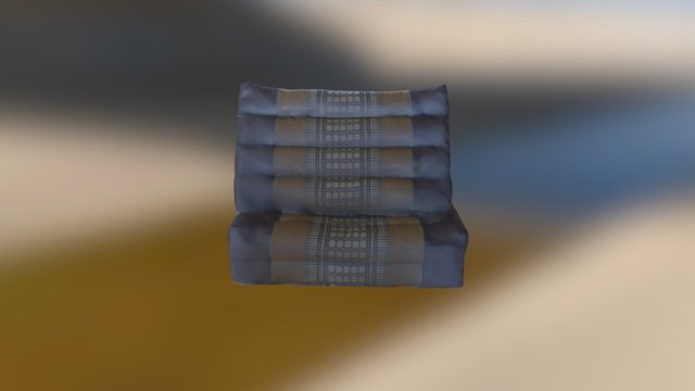 Thai pillow (folded) 3D Model