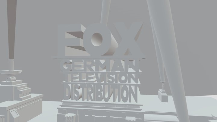 Fox Television 3D Model
