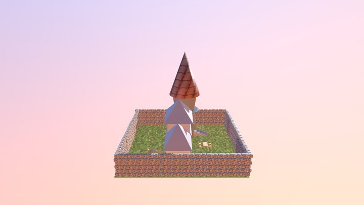 Daniela Santos 12667 Mycartoonhouse 3D Model