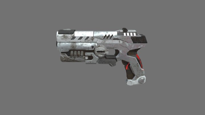 Eldar Gun Prop Revised 3D Model