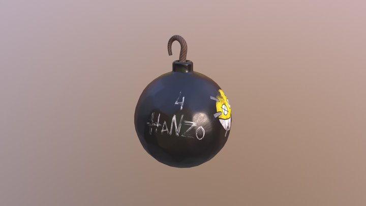 Junkrat Bomb (Fan Art) 3D Model