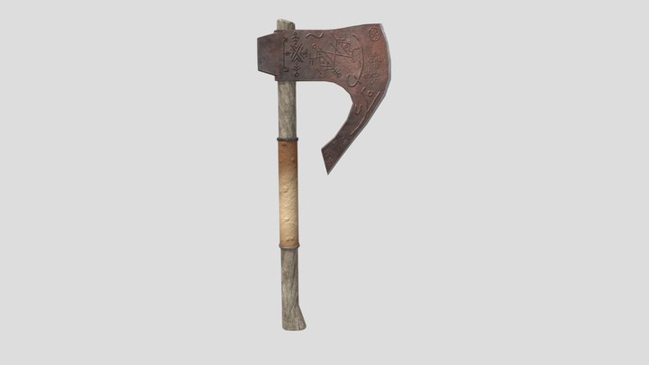 Nordic Axe final 3D Model