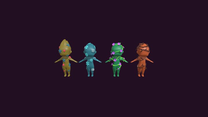 Elementais 3D Model