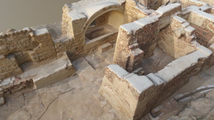 Bath House 3D Model