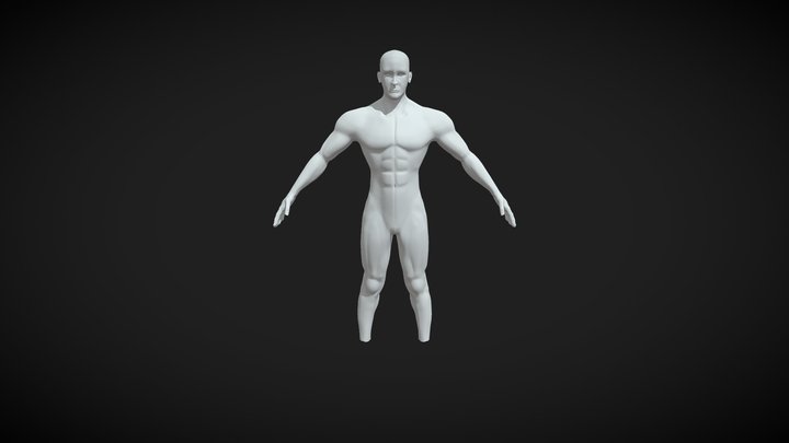 Mateo Garcia (base figure) 3D Model