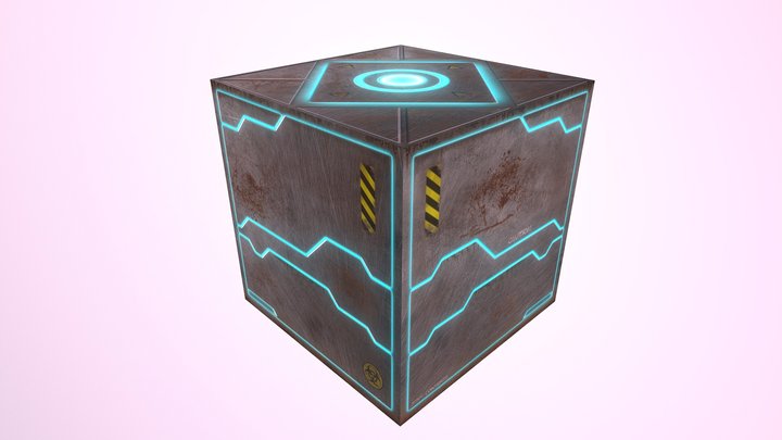 Sci Fi Box 3D Model