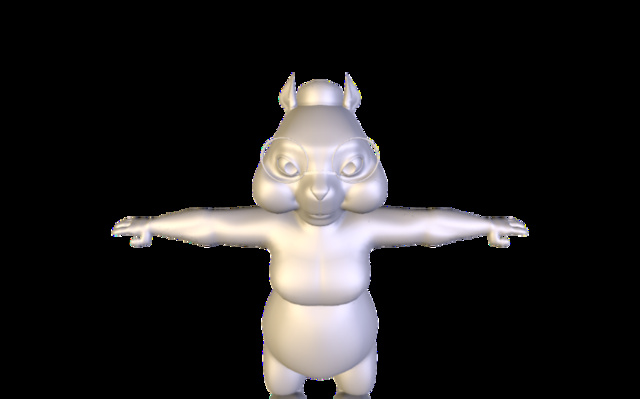 squirrelGrandma.obj 3D Model