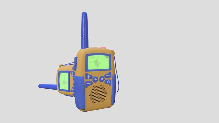 Walkie-talkie scp:sl fan-art - 3D model by ReZuS (@ReZuSZverus