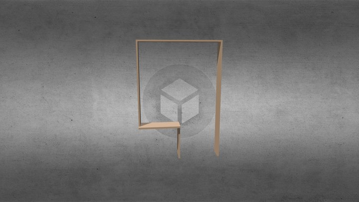 160732 обрамление окна 3D Model