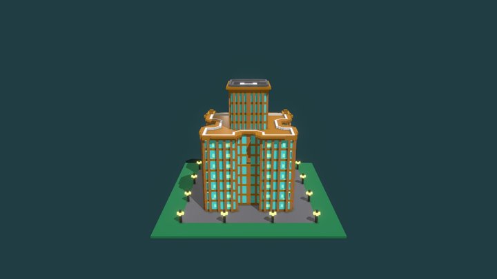 SkyScraper 3D Model