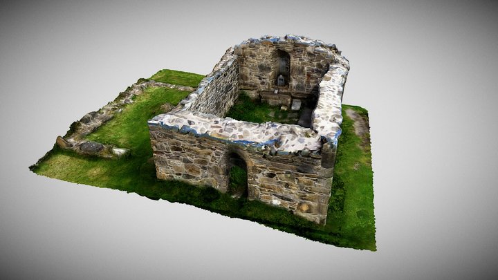 16th century St. Colmcille's Chapel, Gartan – Free 3D Model STL