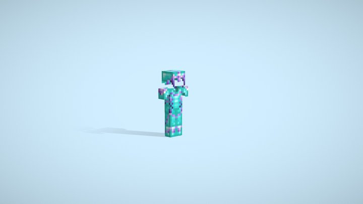 Amethyst Armor | Add-on Minecraft 3D Model