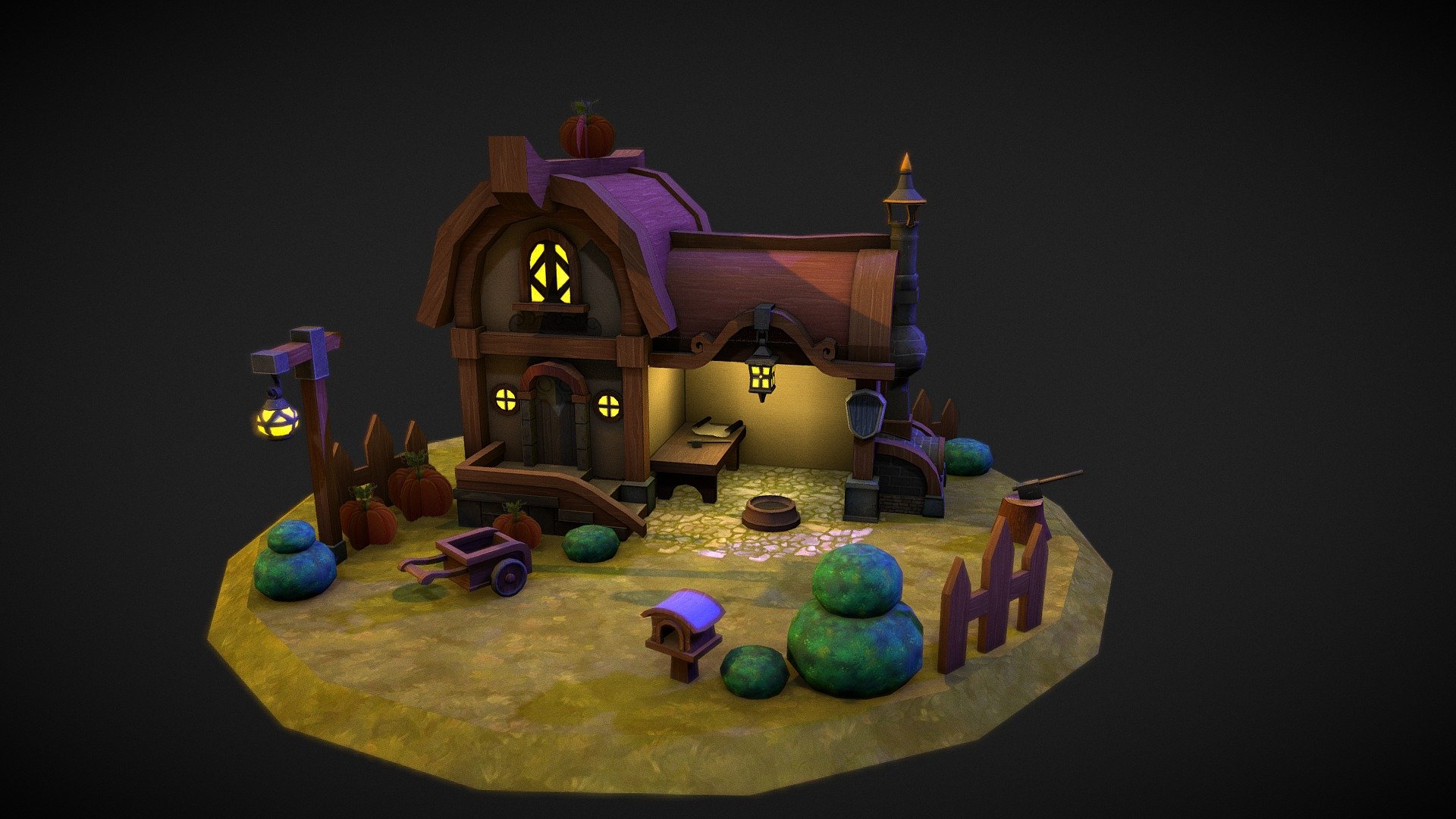 Medieval House ModeL - 3D model by Kelvin_Chan (@Kelvin_C) [e463874 ...